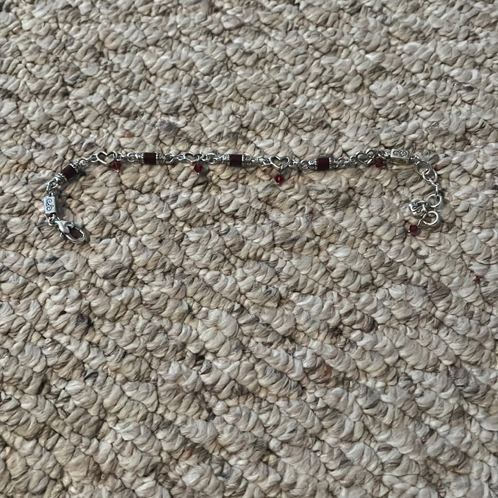 Brighton red heart bracelet